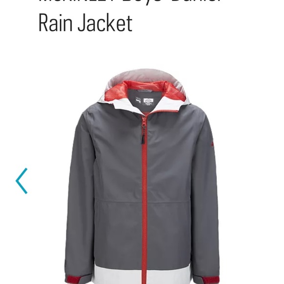 McKINLEY Boys' Daniel Rain Jacket - Picture 2 of 4